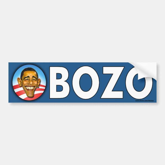 De Voiture Autocollant anti-Obama "Obozo" (Devant)