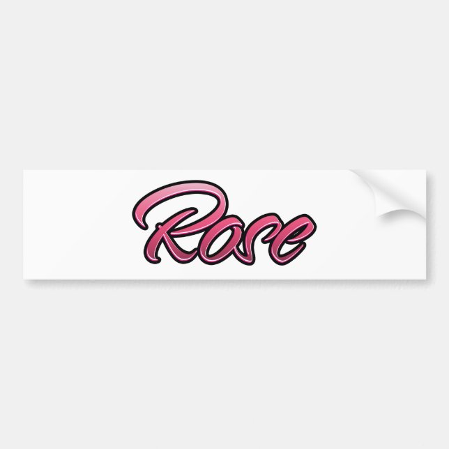 De Voiture Autocollant Aufkleber rose rose (Devant)
