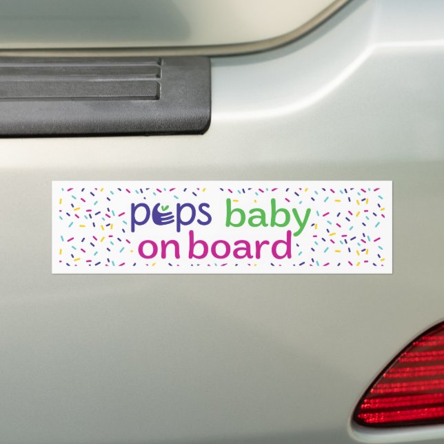 De Voiture Autocollant bébé à bord PEPS (En voiture)