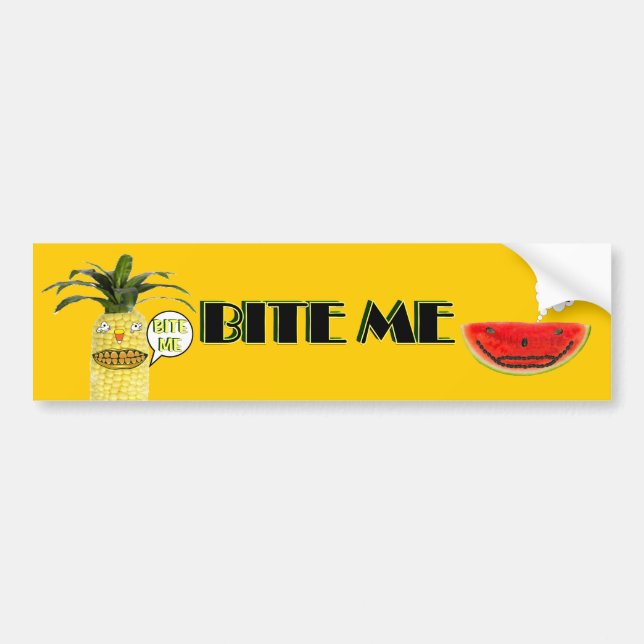 De Voiture Autocollant Bite Me (Devant)