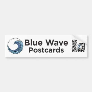 De Voiture Autocollant Blue Wave Postcards