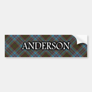 De Voiture Autocollant Clan Anderson Scottish Tartan Bumper