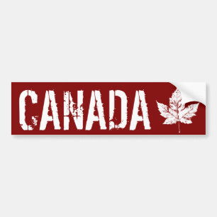 De Voiture Autocollant Cool Canada feuille d'érable en détres