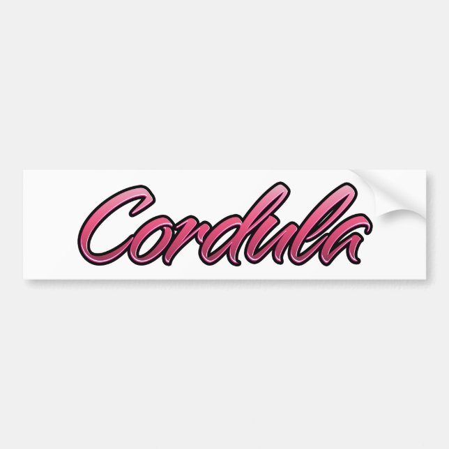 De Voiture Autocollant Cordula rose pâle (Devant)