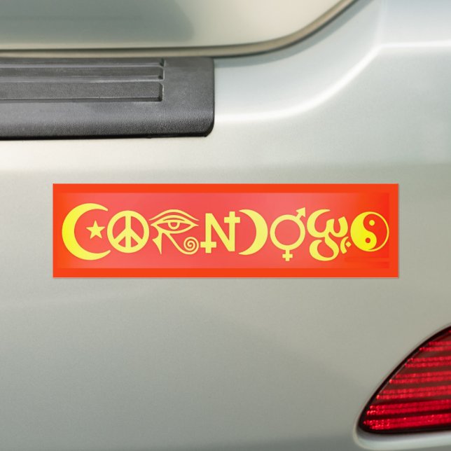 De Voiture Autocollant Corndogs (En voiture)