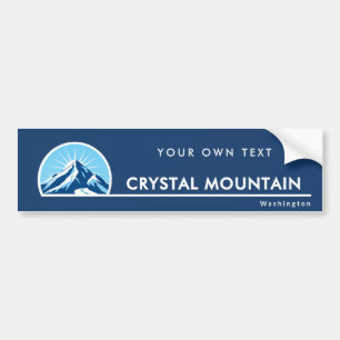 De Voiture Autocollant Crystal Mountain Washington ski