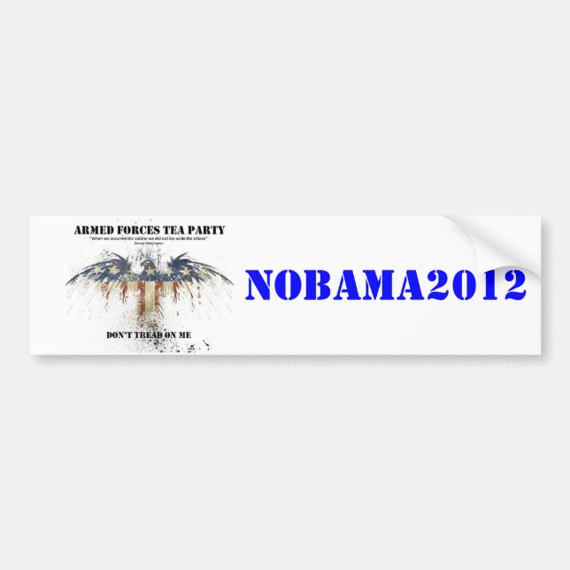 De Voiture Autocollant d'AFTP NoBama (Devant)