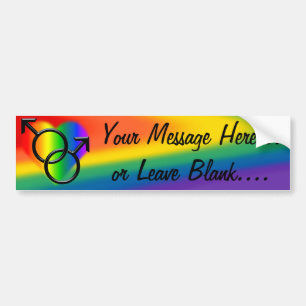 De Voiture Autocollant d'amour d'homme d'arc-en-ciel