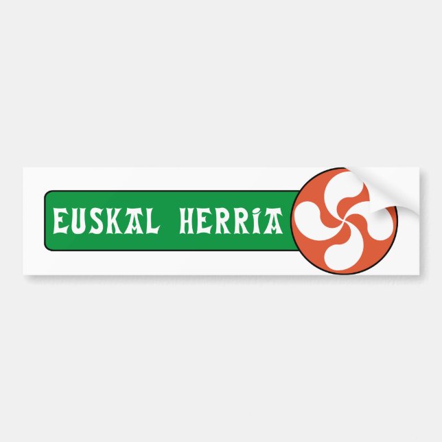 De Voiture Autocollant d'Euskal Herria (Devant)