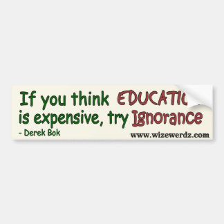 De Voiture Autocollant d'ignorance - lumière