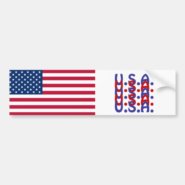 De Voiture Autocollant Drapeau des États-Unis (Devant)