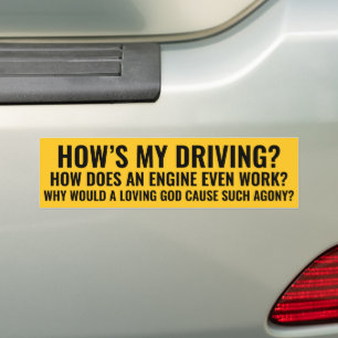 De Voiture Autocollant Drôle et Existentiel Comment Conduis-J