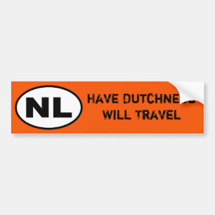 De Voiture Autocollant du NL - ayez Dutchness voyagera