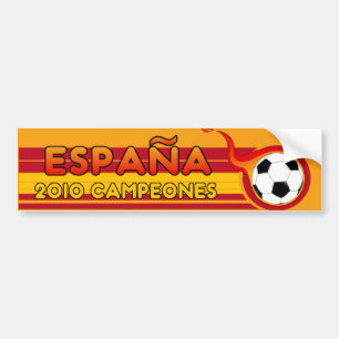 De Voiture Autocollant Espagne 2010 Campeones Football