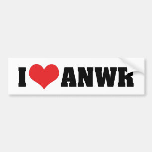 De Voiture Autocollant I Love ANWR