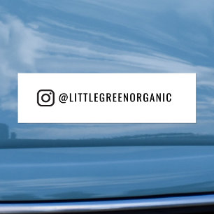 De Voiture Autocollant Instagram   Votre nom Instagram