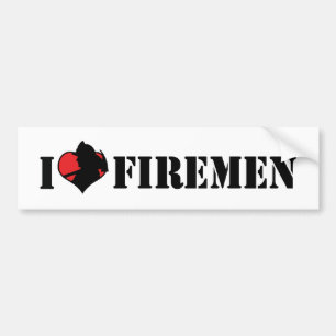 De Voiture Autocollant J'Aime Les Pompiers