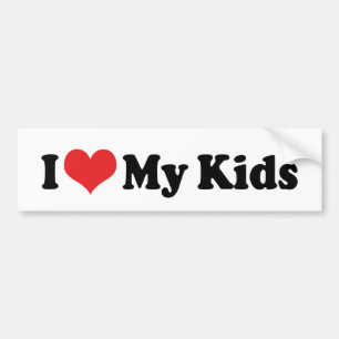 De Voiture Autocollant Je Aime Mes Enfants