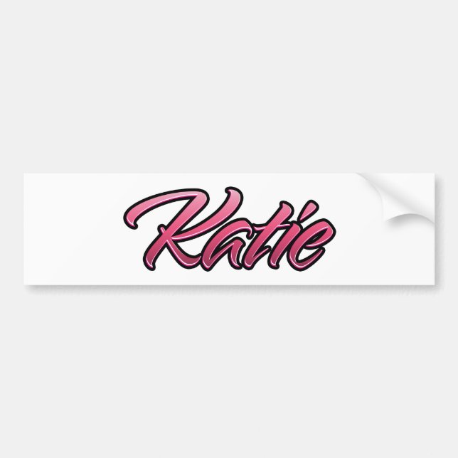 De Voiture Autocollant Katie rose pâle Aufkleber (Devant)