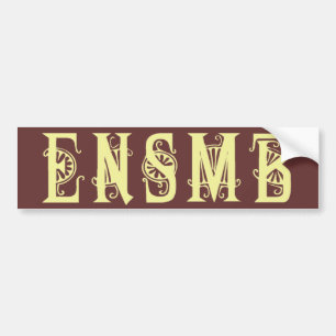 De Voiture Autocollant léger d'acronymes d'ENSMB
