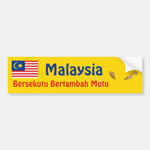 De Voiture Autocollant Malaysia Drapeau + Carte