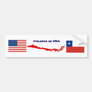 De Voiture Autocollant Mapa Chili Etats-Unis 1