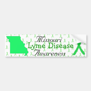 De Voiture Autocollant Missouri Lyme Disease Rubans