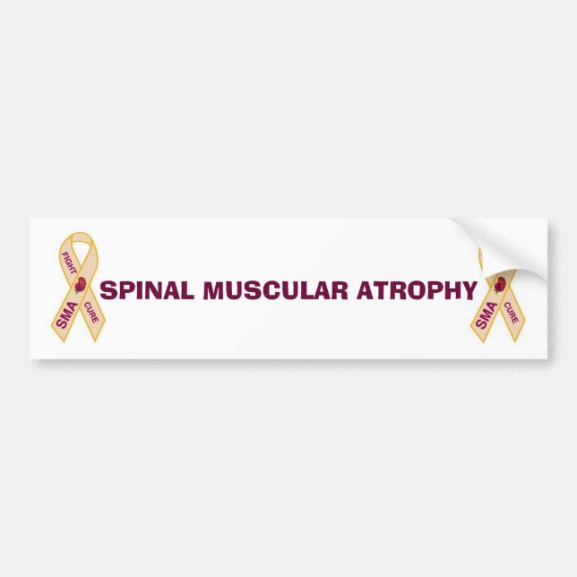 DE VOITURE AUTOCOLLANT MUSCULAIRE SPINAL D'ATROPHIE (Devant)