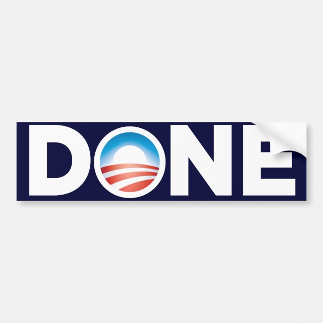 De Voiture Autocollant Obama terminé (Devant)