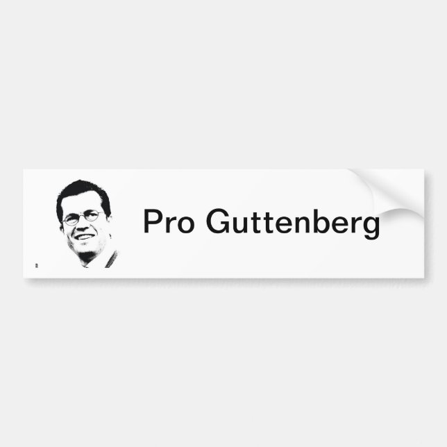 De Voiture Autocollant par Guttenberg (Devant)