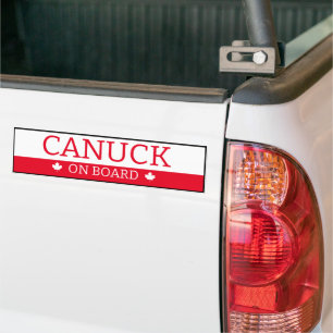 De Voiture Autocollant pare-chocs - Canuck à bord