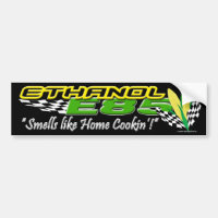 Autocollant pare-chocs ETHANOL E85