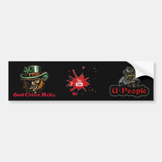 De Voiture autocollant pare-chocs gcm u personnes