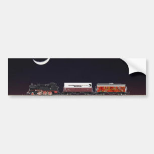 De Voiture Autocollant pare-chocs Tenderlokomotive