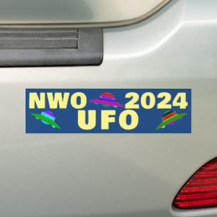 De Voiture Autocollant pare-chocs UFO 2024