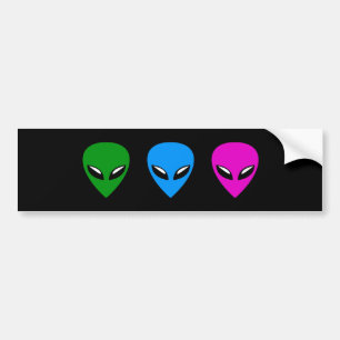 De Voiture Autocollant pare-chocs UFO Alien