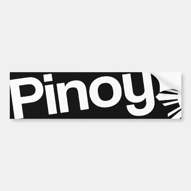 De Voiture Autocollant Pinoy pour pare-chocs (Devant)