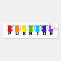 Autocollant PURRide Fierté Chats