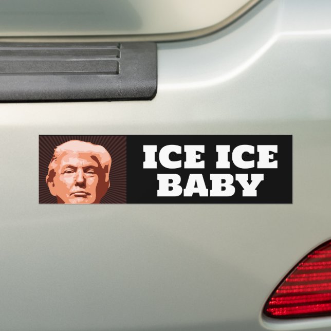 DE VOITURE AUTOCOLLANT TRUMP ICE ICE BABY (En voiture)