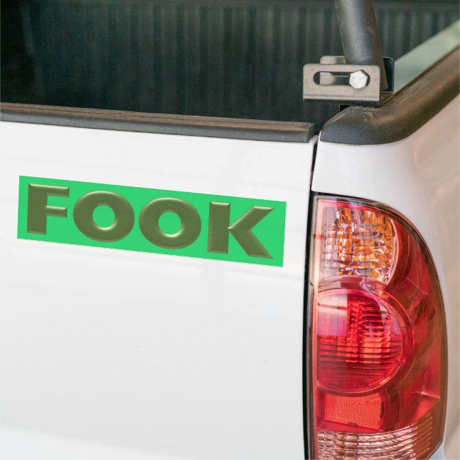 De Voiture Autocollant vert vert Fook (Sur camion)