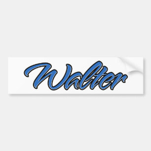 De Voiture Autocollant Walter bleu