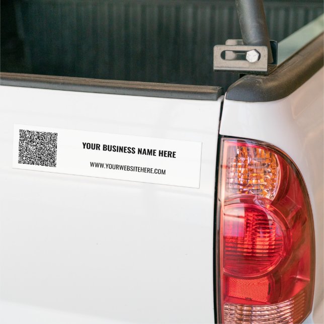 De Voiture Autocollant Web personnalisé QR Code Scan Info Nam (Sur camion)