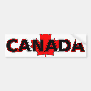 De Voiture Canada Autocollant pour pare-chocs à feuille