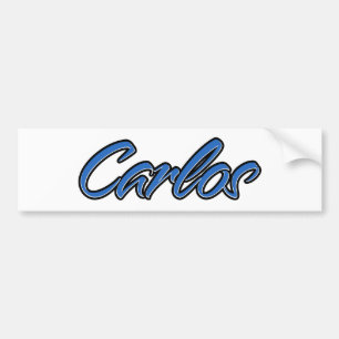 De Voiture Carlos Blue Autocollant