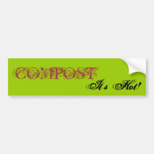 De Voiture Compost… il fait chaud ! Autocollant