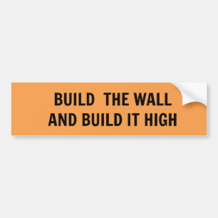 De Voiture CONSTRUIRE LE MUR - Autocollant