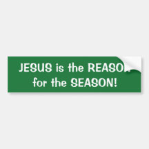 JESUS est la RAISON pour la SEASON! autocollant pa