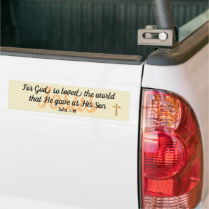 De Voiture John 3:16 autocollant pare-chocs