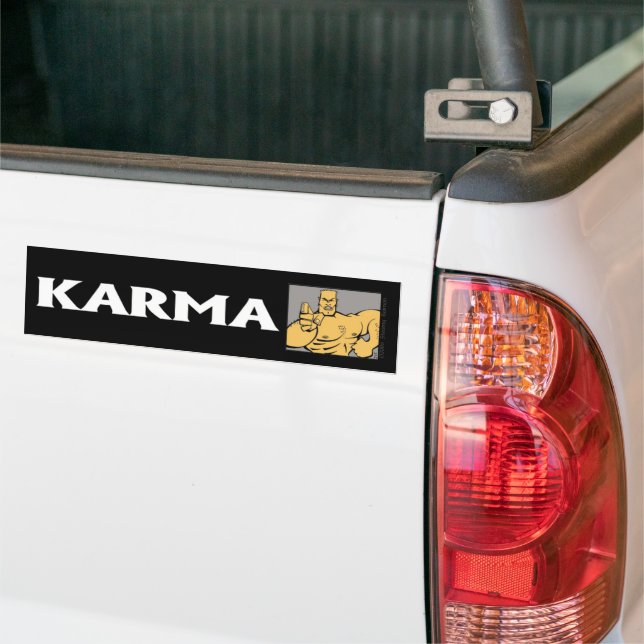 De Voiture Karma Fighter 1 autocollant pare-chocs (Sur camion)
