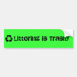 De Voiture Les déchets sont autocollant sans valeur